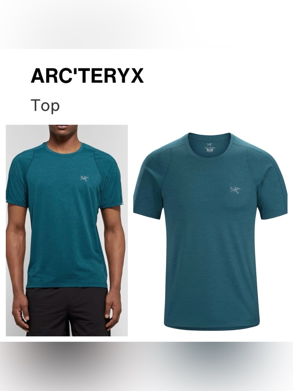 ARCTERYX  Mens Cormac Ostria T-Shirt - Blue